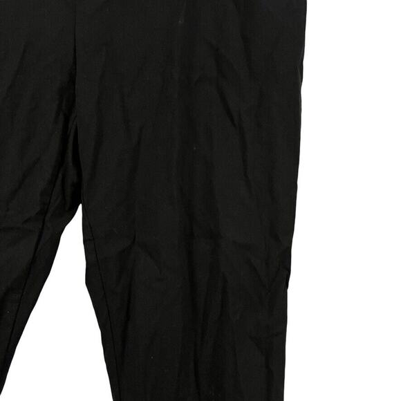 Chicos Womens Black Stretch Pull On Tapered Flat Front Pants Slacks sz 3R / 16 - Picture 5 of 15
